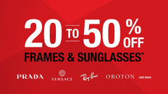 Mid Year Sale! 20 to 50% OFF on Frames and Sunglasses - Sparks & Feros Optometrists
