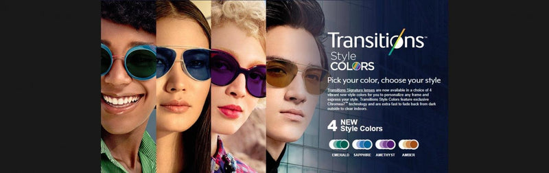 Transitions Style Colors: Pick your color, choose your style - Sparks & Feros Optometrists